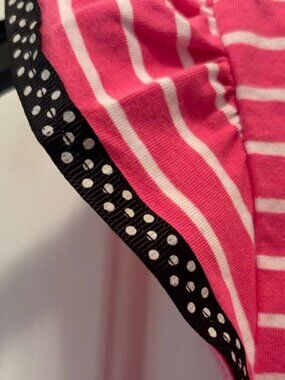 NWOT Classic Whimsy Pink Striped Kids Dress with Bow